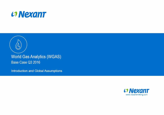 Base Case Introduction and Global Assumptions - Q3 2016