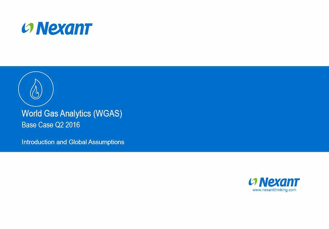 Base Case Introduction and Global Assumptions - Q2 2016