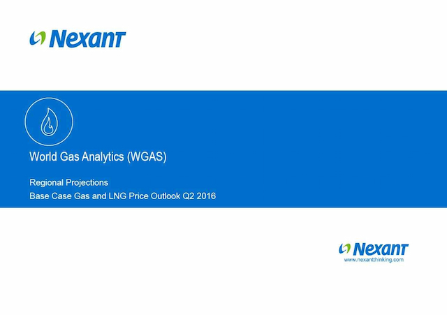 Base Case Gas and LNG Price Outlook - Q2 2016