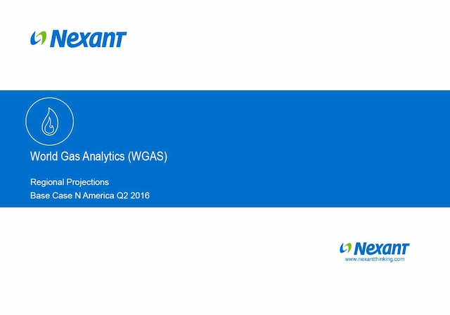 Regional Projections - Base Case - North America - Q2 2016