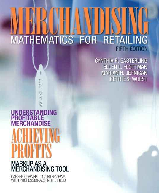 Merchandising Mathematics for Retailing, 5th Edition