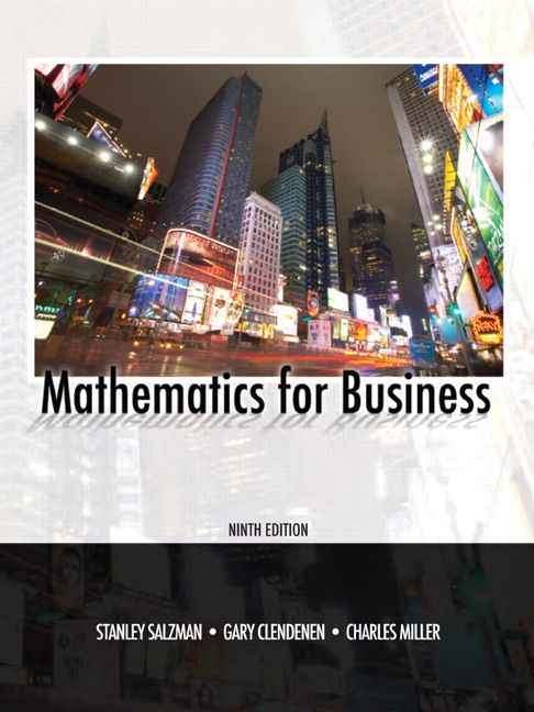 Mathematics for Business, 9th Edition