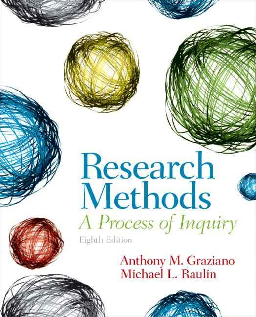 Research Methods: A Process of Inquiry, 8th Edition