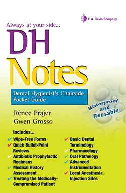 DH Notes: Dental Hygienist's Chairside Pocket Guide, 1st
