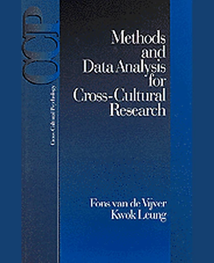 Methods and Data Analysis for Cross-Cultural Research, 1st Edition