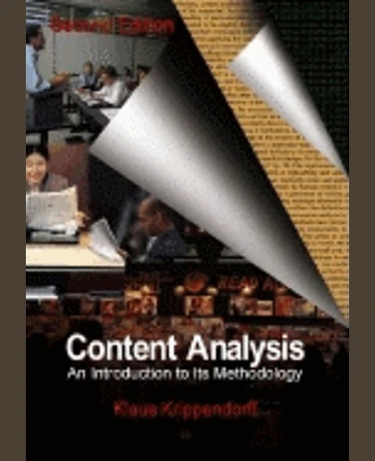 Content Analysis: An Introduction to Its Methodology, 2nd Edition