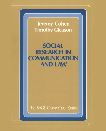 Social Research in Communication and Law