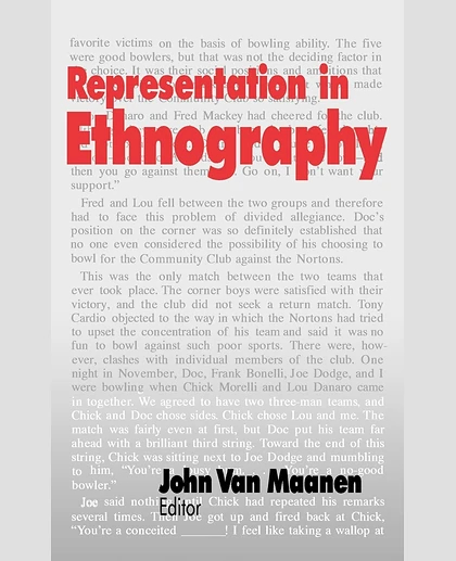 Representation in Ethnography, 1st Edition