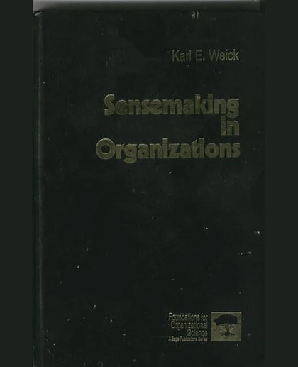 Sensemaking in Organizations (Foundations for Organizational Science)