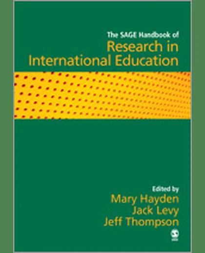 The SAGE Handbook of Research in International Education