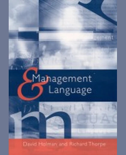 Management and Language: The Manager as a Practical Author, 1st Edition