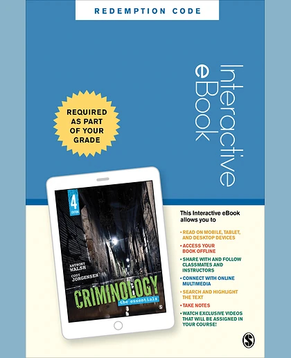 Criminology - Interactive Ebook, 4th Edition