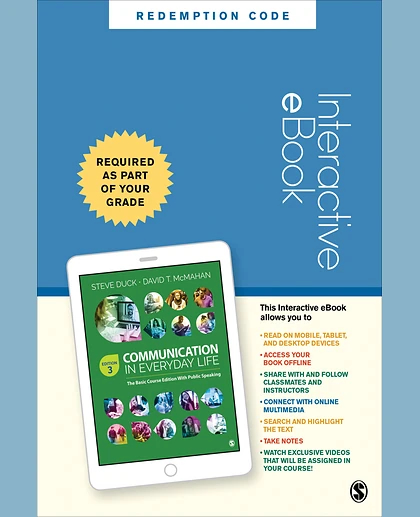 Communication in Everyday Life - Interactive eBook, 3rd Edition