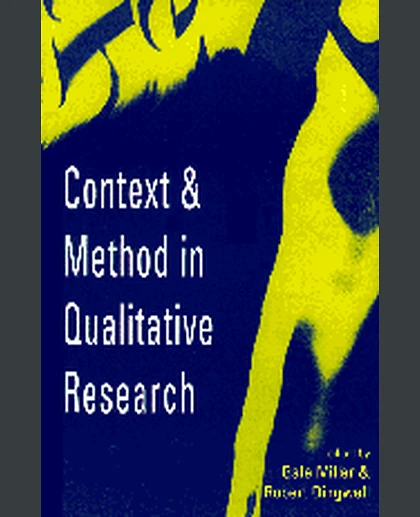 Context and Method in Qualitative Research, 1st Edition