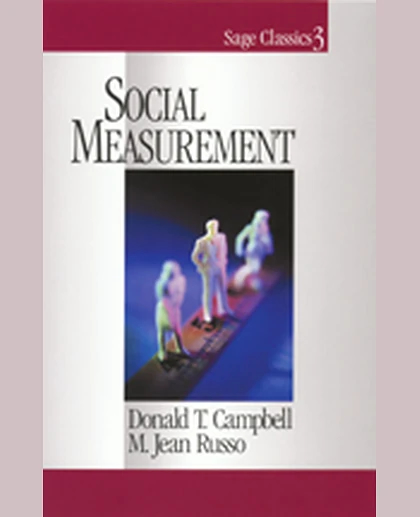 Social Measurement, 1st Edition