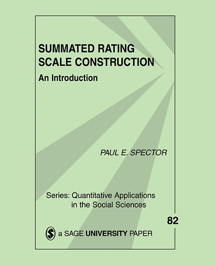Summated Rating Scale Construction: An Introduction, 1st Edition