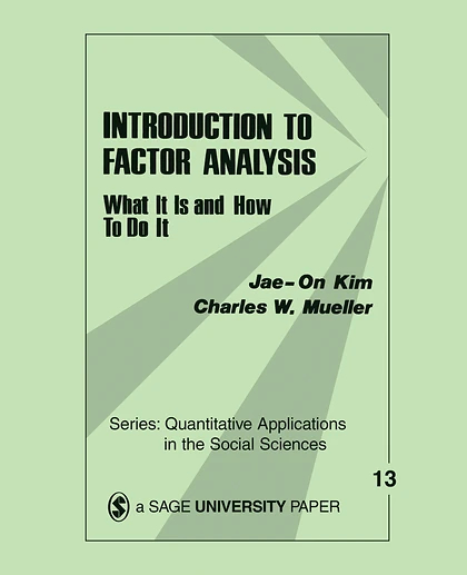 Introduction to Factor Analysis: What It Is and How To Do It, 1st Edition