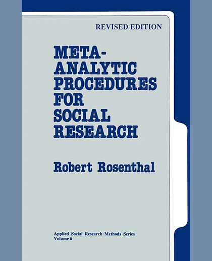 Meta-Analytic Procedures for Social Research, 1st Edition