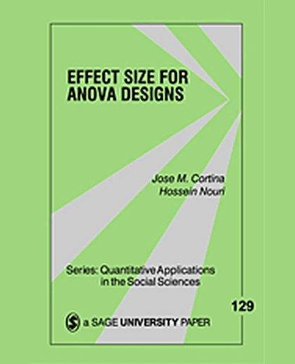 Effect Size for ANOVA Designs, 1st Edition