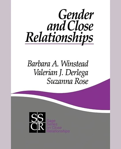 Gender and Close Relationships, 1st Edition