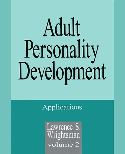Adult Personality Development: Volume 2: Applications, 1st Edition