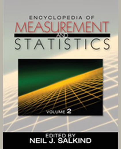 Encyclopedia of Measurement and Statistics, 1st Edition