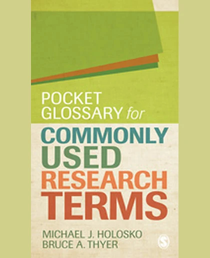 Pocket Glossary for Commonly Used Research Terms