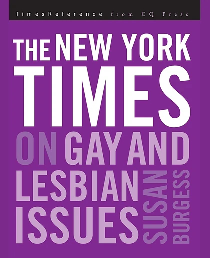 The New York Times on Gay and Lesbian Issues, 1st Edition