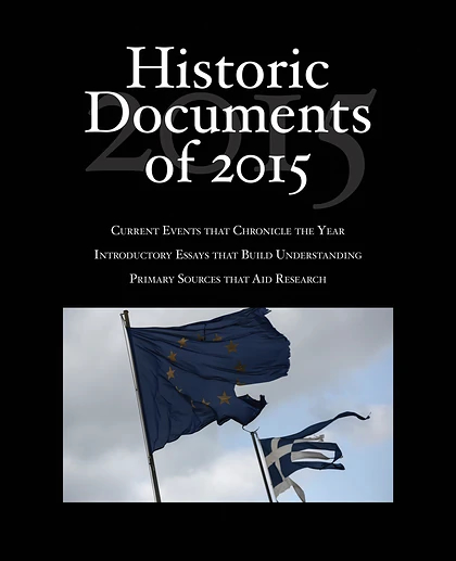 Historic Documents of 2015, 1st Edition
