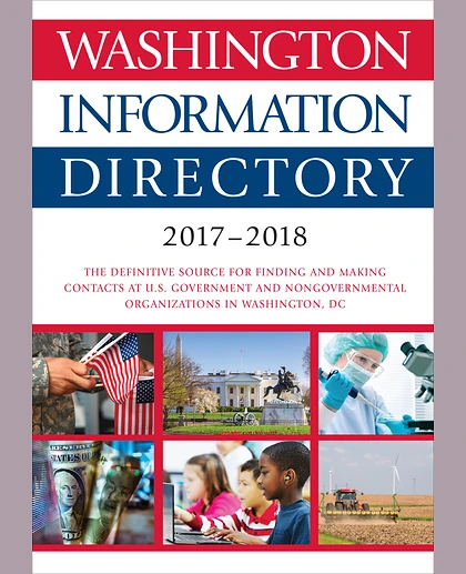 Washington Information Directory 2017-2018, 1st Edition
