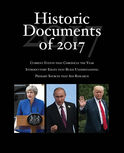 Historic Documents of 2017, 1st Edition
