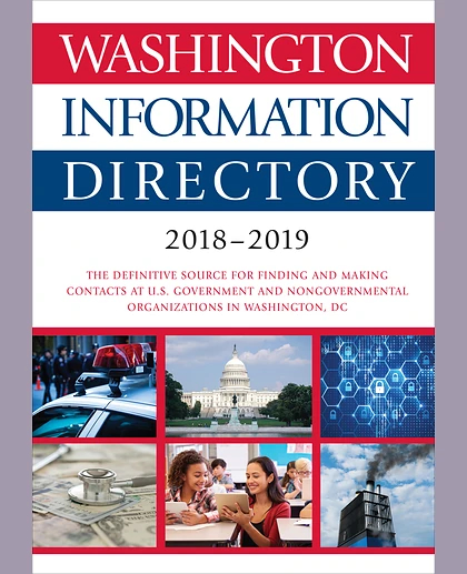 Washington Information Directory 2018-2019, 1st Edition