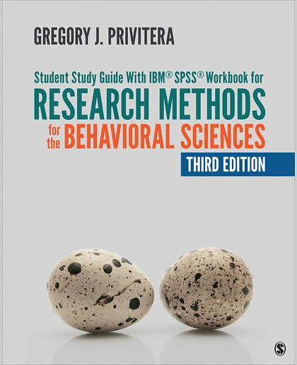Student Study Guide With IBM® SPSS® Workbook for Research Methods for the Behavioral Sciences, 3rd Edition
