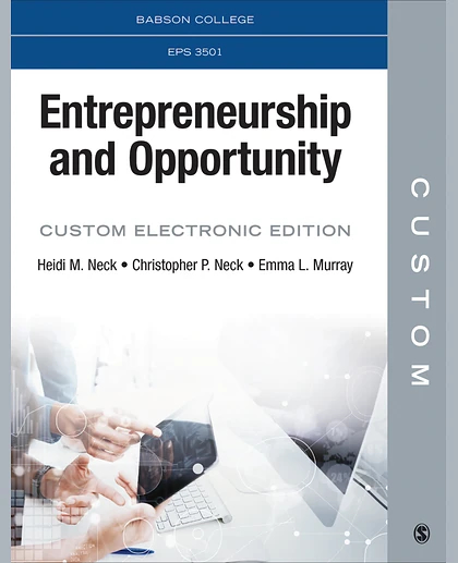 Custom: Babson College EPS 3501 Entrepreneurship and Opportunity Custom Electronic Edition, 1st Edition