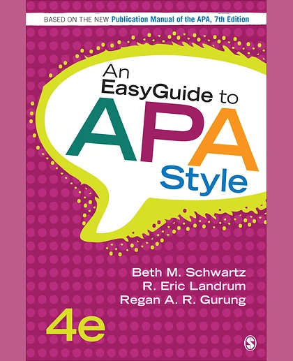 An EasyGuide to APA Style, 4th Edition
