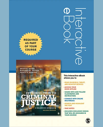 Introduction to Criminal Justice Interactive eBook, 2nd Edition