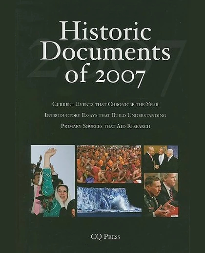 Historic Documents of 2007, 1st Edition