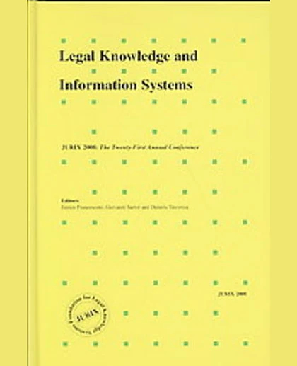 Legal Knowledge and Information Systems: JURIX 2008: The Twentieth First Annual Conference