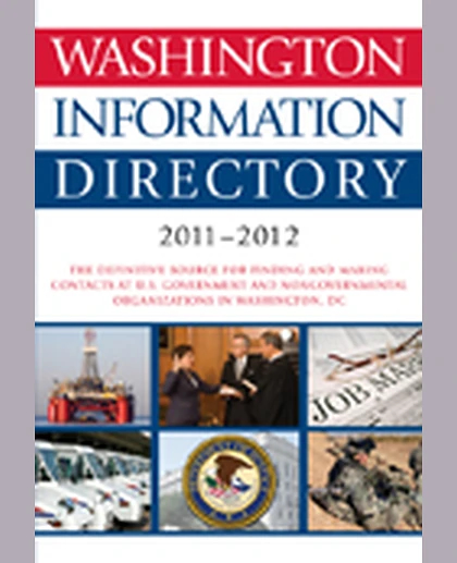 Washington Information Directory 2011-2012, 1st Edition
