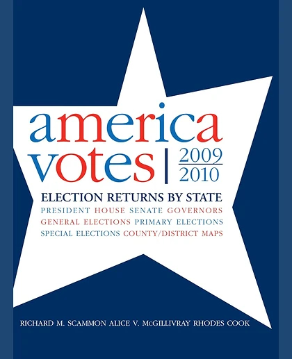 America Votes 29: Election Returns by State, 2009-2010