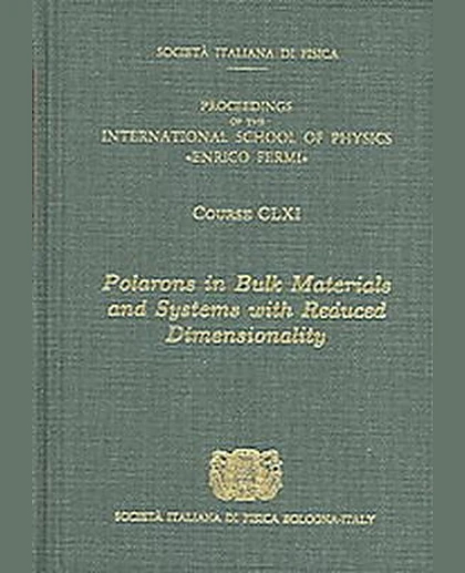 Polarons in Bulk Materials and Systems With Reduced Dimensionality.