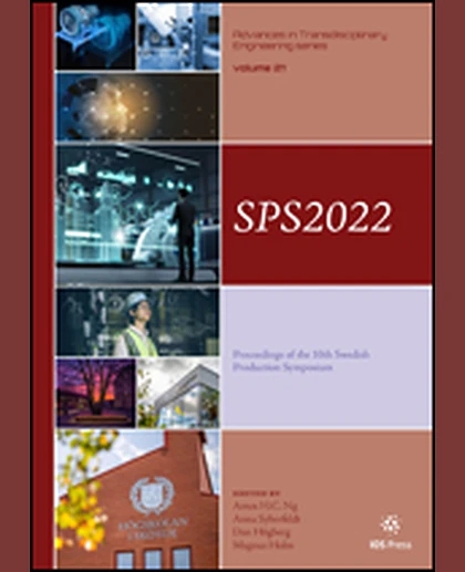 SPS2022: Proceedings of the 10th Swedish Production Symposium, 1st Edition