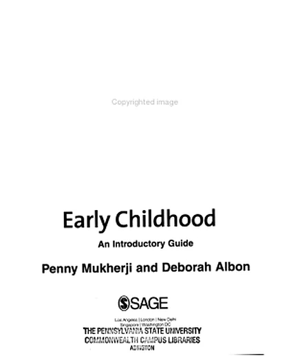 Research Methods in Early Childhood: An Introductory Guide