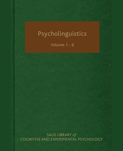 Psycholinguistics, 1st Edition