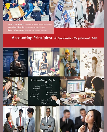 Accounting Principles: A Business Perspective, 10th Edition