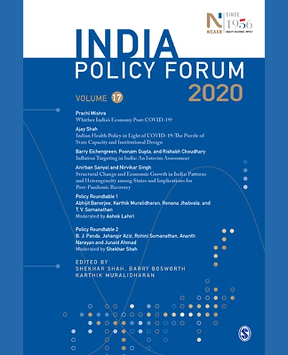 India Policy Forum 2020. Volume 17