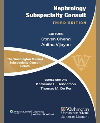 Washington Manual os Nephrology Subspecialty Consult (The Washington Manual Subspecialty Consult Series)