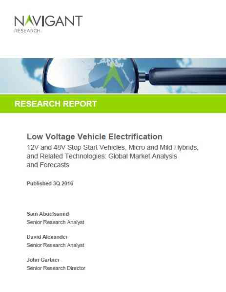 Low Voltage Vehicle Electrification