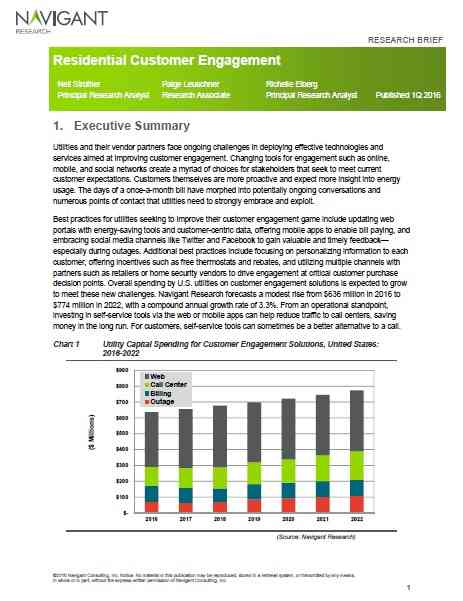 Residential Customer Engagement