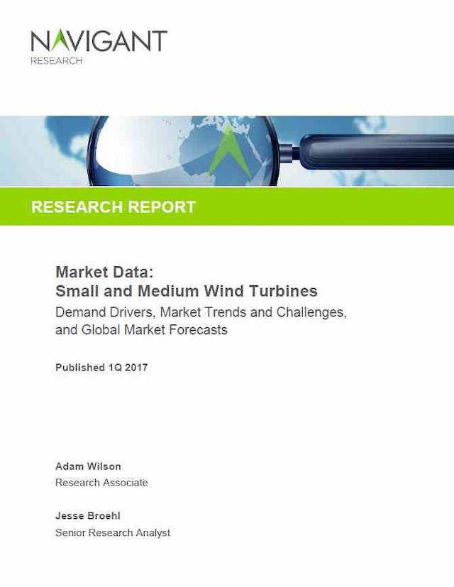 Market Data: Small and Medium Wind Turbines